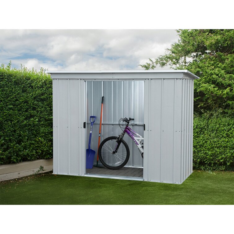 Metal bike hot sale shed argos